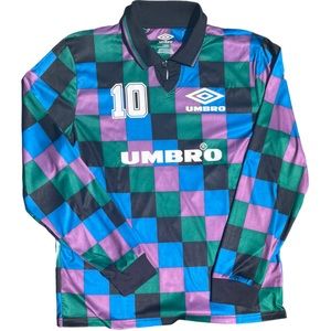 Umbro Retro 90’s Long Sleeve Soccer Jersey Men’s L